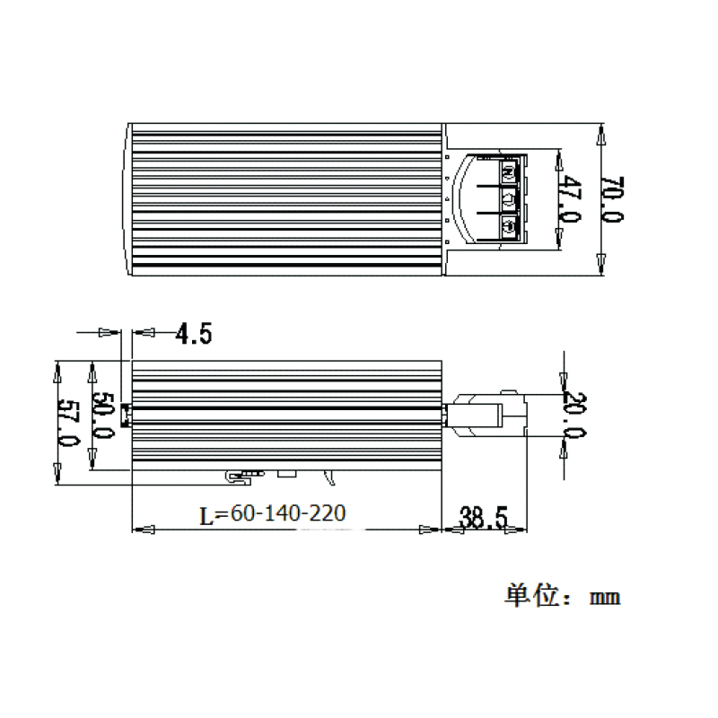 RHG 140系列小型半导体加热器