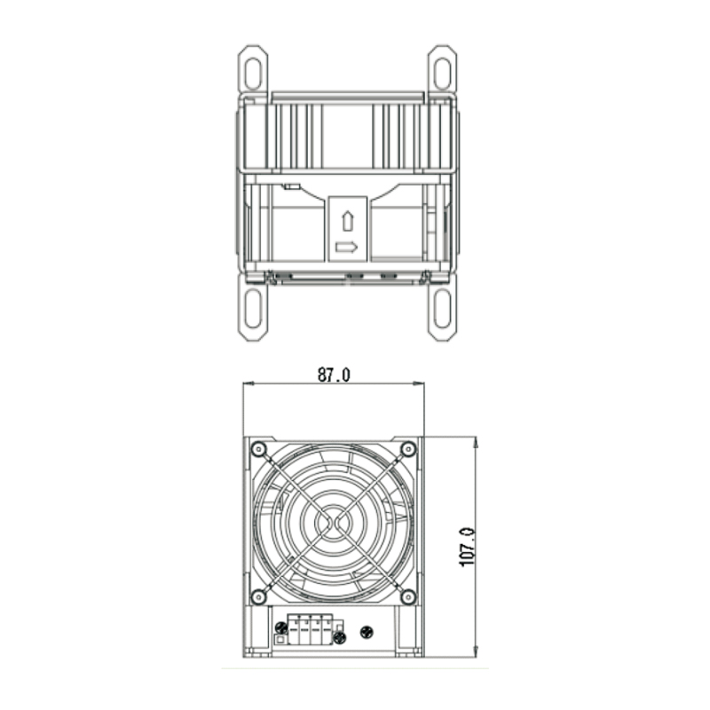 省空间型风扇加热器RHPV 300系列